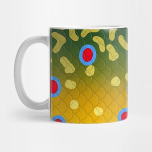 Brook Trout Color Pattern Mountain Art Trout Fly Fishing Gift Mug